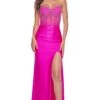 La Femme 32326 Formal Prom Dress -SIMPLY DRESS SALE 32326 HotFuchsia F