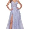 La Femme 32349 Formal Prom Dress -SIMPLY DRESS SALE 32349 LightPeriwinkle F