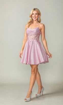 Dancing Queen Short Party Dress 3386 -SIMPLY DRESS SALE 3386blush 5