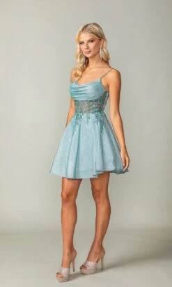 Dancing Queen Short Party Dress 3386 -SIMPLY DRESS SALE 3386sage 4