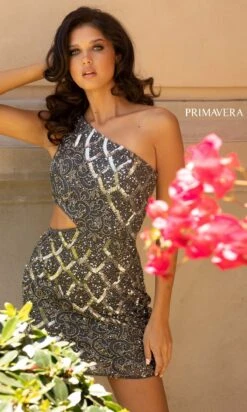 Short Homecoming Dress By Primavera 3504D -SIMPLY DRESS SALE 3504 PEWTER 5 scaled 1