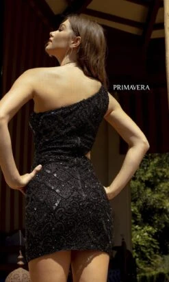 Short Homecoming Dress By Primavera 3504D -SIMPLY DRESS SALE 3504BLACK1 6