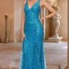 Blondie Nites Long Formal Dress 3878bn -SIMPLY DRESS SALE 3878BN AQUA long prom dress