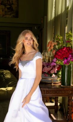 Ava Presley Long Formal Dress 39322 -SIMPLY DRESS SALE 39322WHITE0309