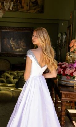 Ava Presley Long Formal Dress 39322 -SIMPLY DRESS SALE 39322WHITE0365