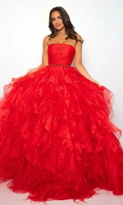 Ava Presley Long Formal Dress 39555 -SIMPLY DRESS SALE 39555 red