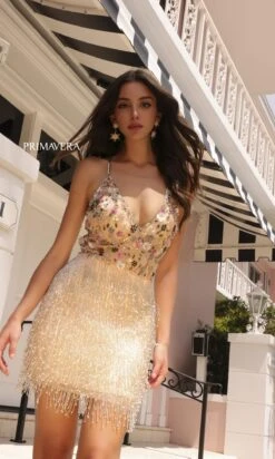 Short Homecoming Dress By Primavera 4044 -SIMPLY DRESS SALE 4044BLUSH 13