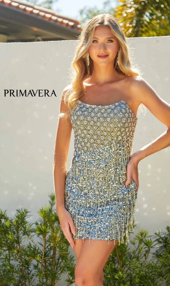 Primavera Short Party Dress 4229 6 Primavera Short Party Dress 4229 - Image 4