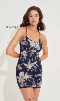 Primavera Short Party Dress 4265 10 Primavera Short Party Dress 4265 -SIMPLY DRESS SALE 4265MIDNIGHT01