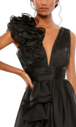 Mac Duggal Long Formal Dress 48856 -SIMPLY DRESS SALE 48856 Black CL