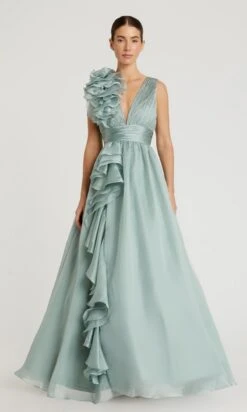 Mac Duggal Long Formal Dress 48856 -SIMPLY DRESS SALE 48856 Mint AB