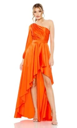 Mac Duggal Long Formal Dress 49141 -SIMPLY DRESS SALE 49141 Orange AB