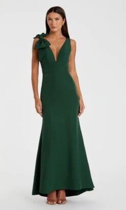 Mac Duggal Long Formal Dress 49454 -SIMPLY DRESS SALE 49454 Emerald AB