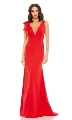 Mac Duggal Long Formal Dress 49454 -SIMPLY DRESS SALE 49454 Red AB