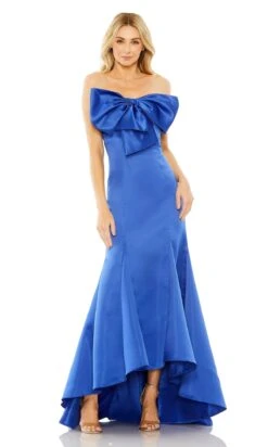 Mac Duggal Long Formal Dress 49701 -SIMPLY DRESS SALE 49701 Cobalt AB
