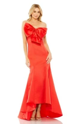 Mac Duggal Long Formal Dress 49701 -SIMPLY DRESS SALE 49701 Red AB