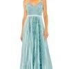 Mac Duggal Long Formal Dress 49715 -SIMPLY DRESS SALE 49715 FrenchBlue AB