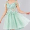 Cinderella Couture Short Party Dress 5134j -SIMPLY DRESS SALE 5134J Sage 4