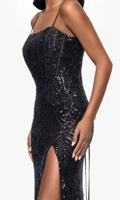Blondie Nites Long Formal Dress 5327BN -SIMPLY DRESS SALE 5327BN Black 3483 1