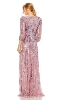 Mac Duggal Long Formal Dress 5509 -SIMPLY DRESS SALE 5509 Mauve BK