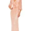 Mac Duggal Long Formal Dress 5614 -SIMPLY DRESS SALE 5614 Peach AB