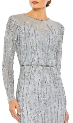 Mac Duggal Long Formal Dress 5644 13 Mac Duggal Long Formal Dress 5644 -SIMPLY DRESS SALE 5644 Platinum CL