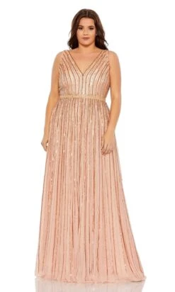 Mac Duggal Long Plus-Size Formal Dress 5755