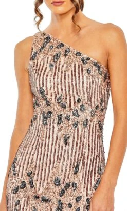 Mac Duggal Long Formal Dress 5976 -SIMPLY DRESS SALE 5976 Apricot CL