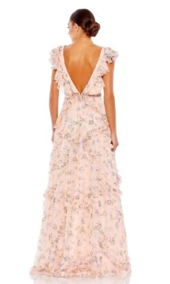 Mac Duggal Long Formal Dress 68090 -SIMPLY DRESS SALE 68090 PinkMulti BK