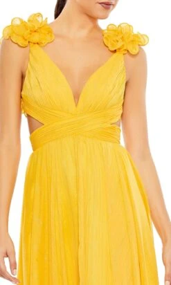 Mac Duggal Long Formal Dress 68094 -SIMPLY DRESS SALE 68094 Marigold CL
