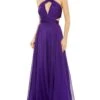Mac Duggal Long Formal Dress 68474 -SIMPLY DRESS SALE 68474 Purple AB