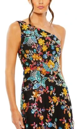 Mac Duggal Long Formal Dress 68515 -SIMPLY DRESS SALE 68515 BlackMulti CL