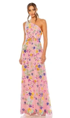 Mac Duggal Long Formal Dress 68515 -SIMPLY DRESS SALE 68515 PinkMulti AB