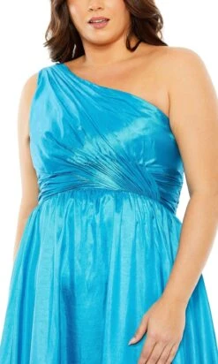 Mac Duggal Long Plus-Size Formal Dress 68527 -SIMPLY DRESS SALE 68527 Turquoise CL