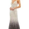 Mac Duggal Long Formal Dress 70142 -SIMPLY DRESS SALE 70142 Charcoal AB