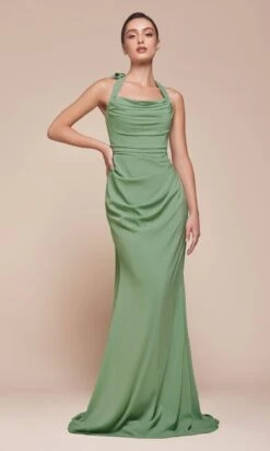 Ladivine Long Formal Dress 7433 31 Ladivine Long Formal Dress 7433 -SIMPLY DRESS SALE 7433 sage alt