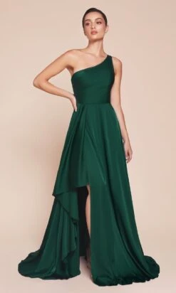 Ladivine Long Formal Dress 7450 -SIMPLY DRESS SALE 7450 emerald front