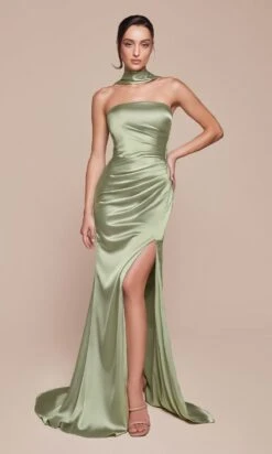 Ladivine Long Formal Dress 7451 -SIMPLY DRESS SALE 7451 sage
