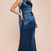 Ladivine Long Formal Dress 7454 -SIMPLY DRESS SALE 7454 french navy front