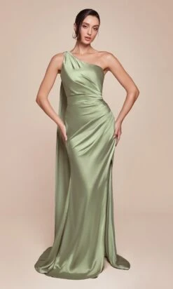 Ladivine Long Formal Dress 7454 -SIMPLY DRESS SALE 7454 sage