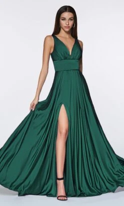 Long Formal Dress 7469 By Ladivine -SIMPLY DRESS SALE 7469 emerald 16