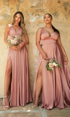 Long Formal Dress 7469 By Ladivine -SIMPLY DRESS SALE 7469 rosegold 2 8