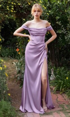 Ladivine Long Formal Dress 7492 -SIMPLY DRESS SALE 7492 lilac
