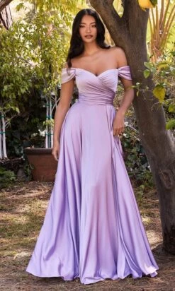 Formal Long Dress 7493C By Ladivine -SIMPLY DRESS SALE 7493 LAVENDER