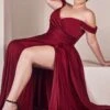 Formal Long Dress 7493C By Ladivine -SIMPLY DRESS SALE 7493c burgundy 625093bb 6e73 4efc bd7f 21664dcc6814