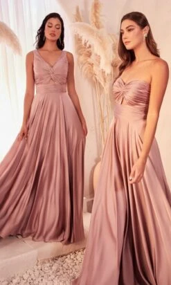 Formal Long Dress 7497 By Ladivine -SIMPLY DRESS SALE 7497 7496 mauve