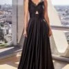 Formal Long Dress 7497 By Ladivine -SIMPLY DRESS SALE 7497 black