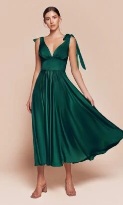 Ladivine Short Party Dress 7499 -SIMPLY DRESS SALE 7499 emerald front