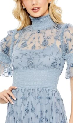 Mac Duggal Long Formal Dress 8005 -SIMPLY DRESS SALE 8005 SlateBlue CL