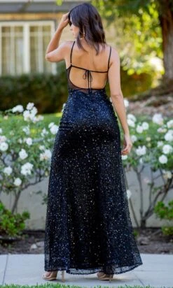 Cinderella Couture Long Formal Dress 8081j -SIMPLY DRESS SALE 8081J BLK 7